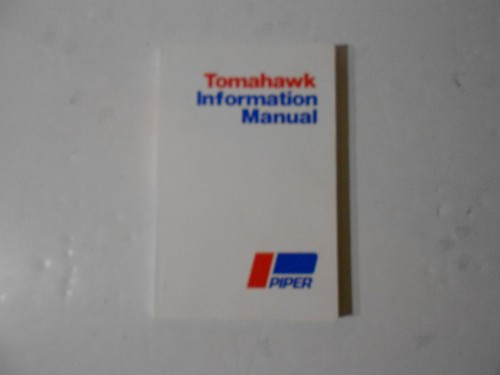 Piper tomahawk pilots - tomahawk, ops
