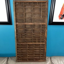 Antique Wooden Printer Drawer