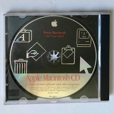 1995 Apple Macintosh 7200/75 7200/90 System Software CD plus FREE Photoshop 4 