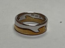 Georg Jensen Fusion Ring  Marked 750 & Size 56 Ladies Ring - Authentic!
