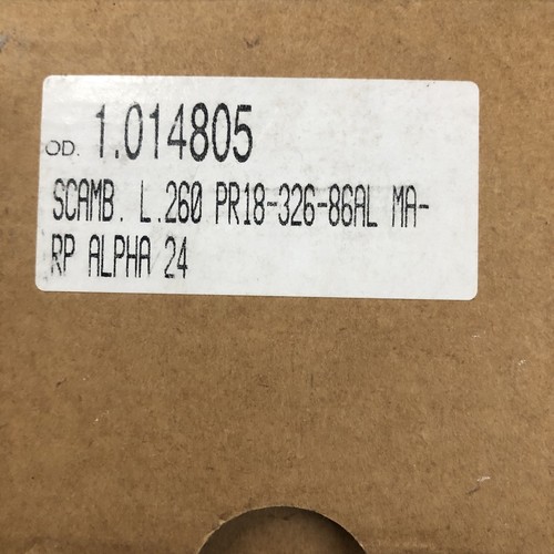 Alpha 014805 primary heat - alpha, 1.014805