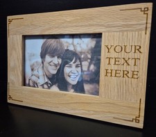 Solid oak personalised wooden - oak,