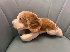 Keel Toys Benny Floppy Beagle Basset Hound Soft Plush Toy Puppy Dog 12”