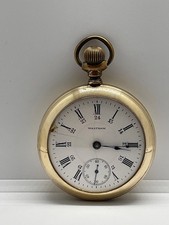 Waltham P. S. Bartlett Gold plated Pocket Watch. 17J Working 1907 #101