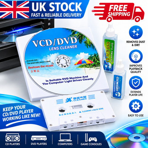 Dvd laser lens cleaner - cd/dvd,