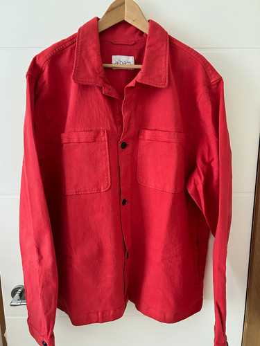 Albam men red twill cotton - albam,