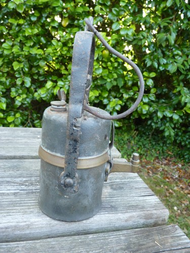 Antique miner lamp - miner's,