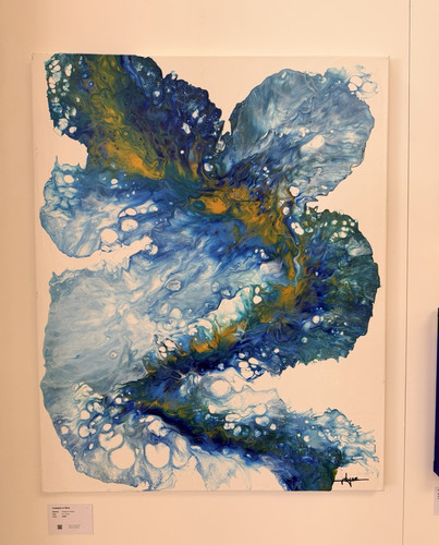 Ayshaa abstract art canvas - abstract,