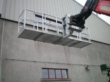Extendable Manlift Safety Baskets, Swivel Telehandler JCB, Manitou, Merlo