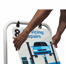 Pavement panel Swing Sign