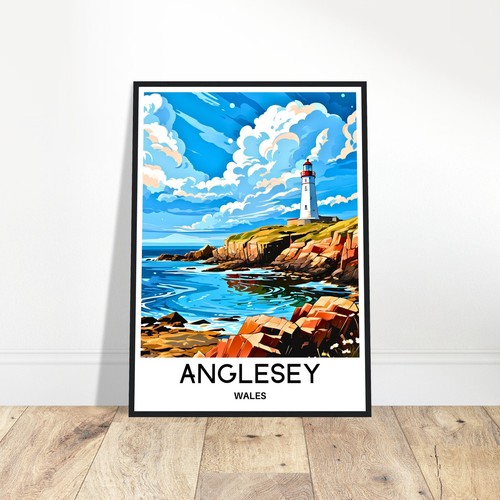 Anglesey travel print - travel,