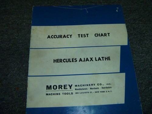 Morey hercules ajax lathe - morey,