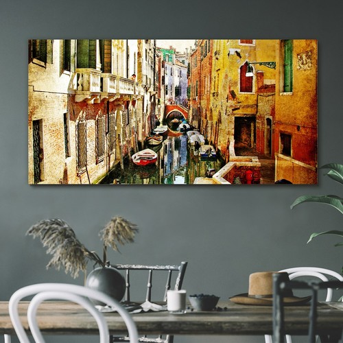 Painting city buildings - painting,