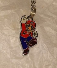 Jumping Mario necklace (Nintendo) stocking filler/secret santa/gift/present/game
