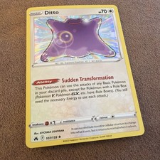 Pokemon Card Ditto Crown