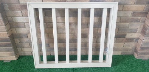 White upvc caravan - white,