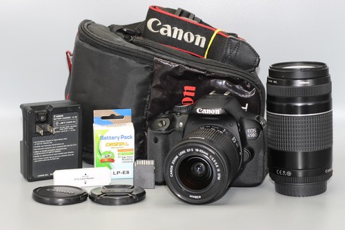 Canon eos 650d dslr 55mm - canon, 18-55mm