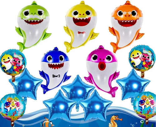 Baby shark backdrop banner - backdrop,