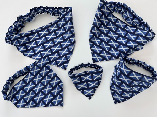 Scotland flag scrunchie style - flag,