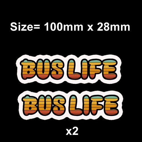 Bus life logo car - bus, van