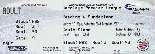 Reading sunderland 2007 2008 - reading,