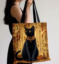 Shopping Tote Bag hippie cat