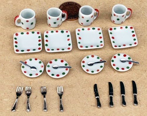 Dolls house tea - dolls,