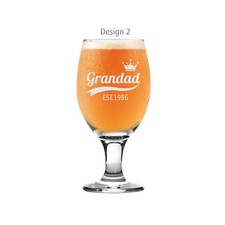 Personalised engraved stemmed