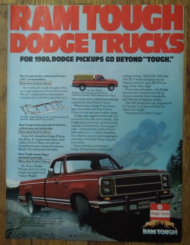 1980 ram tough dodge pickup - tough,