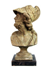 AJAX SPELTER METAL BUST