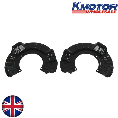 Pair front brake disc dust - brake,