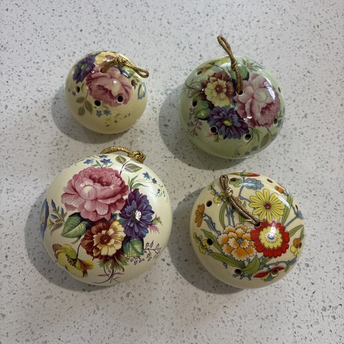 Vintage ceramic pomanders 4 - vintage,