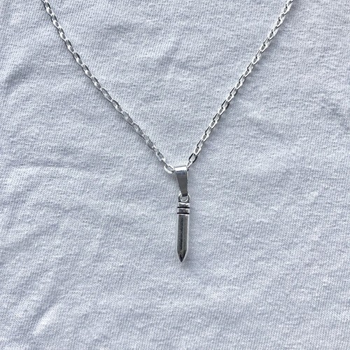 Bullet silver necklace - , &