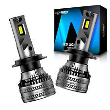 NOVSIGHT 2x H7 LED Headlight Bulbs High Low Beam 200W 40000LM 6500K Cold White