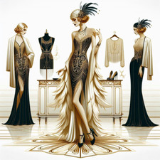 Art Deco Fashion 1930s Style