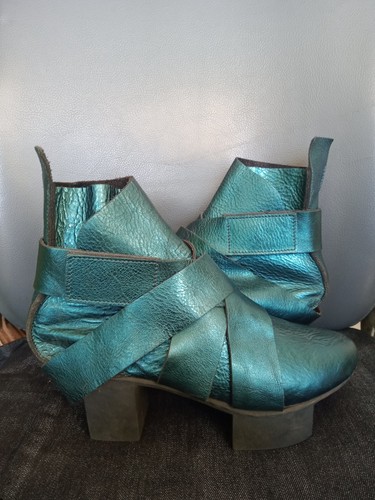 Trippen blue calfskin - blue, leather
