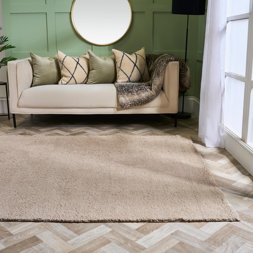 Ohs fluffy teddy rug - rug, soft