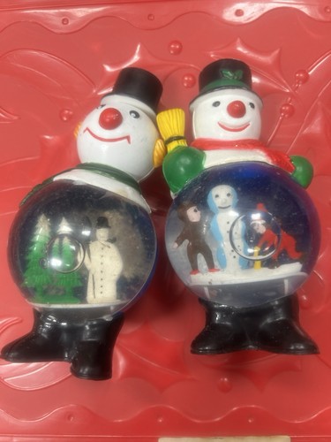 Christmas snowman snow globe - snowman, x