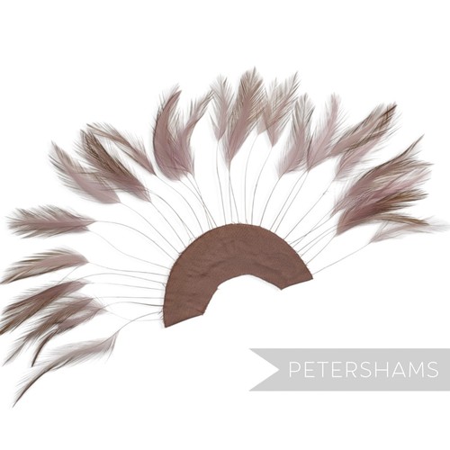 Stripped hackle feather - stripped,