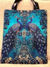 Beautiful Blue Peacock lined