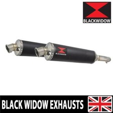 GL1500 GL 1500 Goldwing Twin Exhaust Silencer Kit 400mm Round Black BN40R