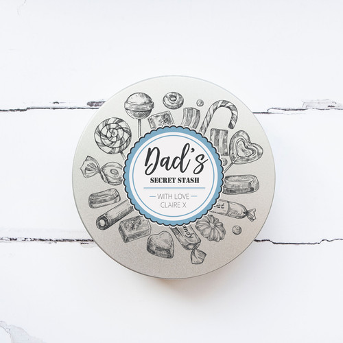 Personalised biscuit tin - personalised,