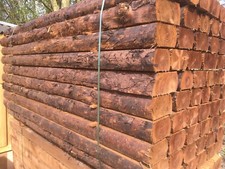 2.4m Rustic Log Sleepers