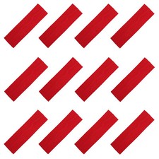 10 RED Headbands Cotton