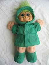 Russ Berrie Troll In Frog Outfit  approx 12" high