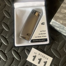 Working Vintage COLIBRI Lighter Soft Flame Silver/ chrome Lot New In Box Lot 111