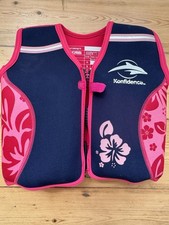 Original Konfidence Swim Jacket Up to 25kgs Age 4 to 5 Years Pink and Blue