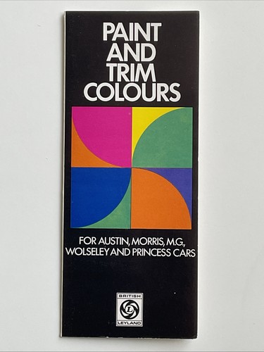 British leyland paint - british, and