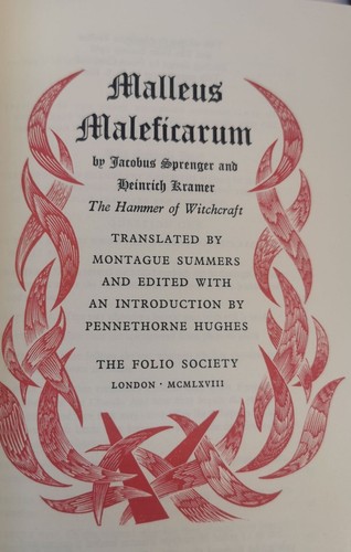 Malleus maleficarum jacobus - malleus,