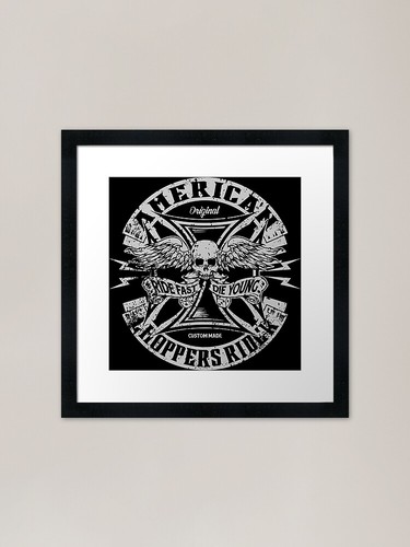 American chopper rider framed - chopper,